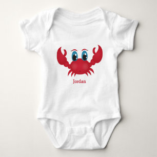 Kind Cute Happy Crab Romper