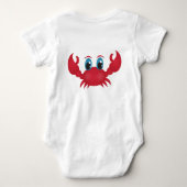 Kind Cute Happy Crab Romper (Achterkant)