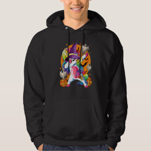 Kind Dabbing Eenhoorn Halloween Eng seizoen Kinder Hoodie