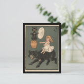 Kind dat een Beer leidt Briefkaart (Staand voorkant)