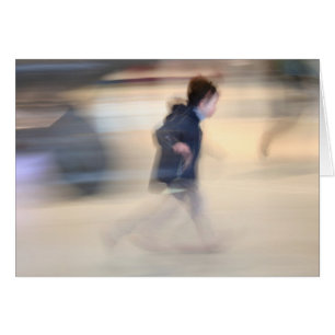 Kind dat ontsnapt uit de spin Beaubourg van de LB