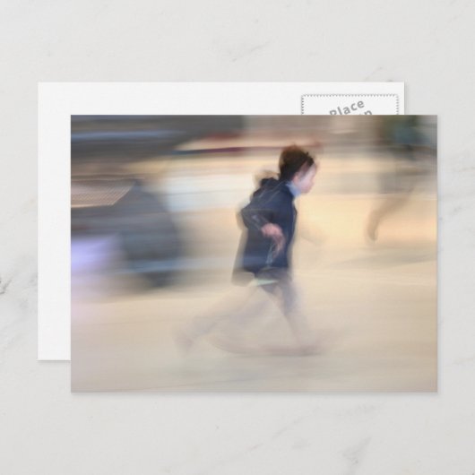 Kind dat ontsnapt uit het Briefkaart Spider Beaubo (Voorkant / Achterkant)