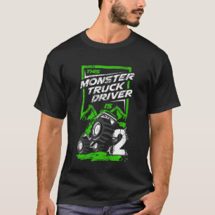 Kind Deze Monster Truck Driver 2 jaar oud Monster T-shirt
