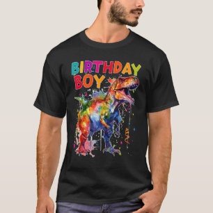 Kind Dino Het is mijn verjaardagsjongen Dinosaurus T-shirt