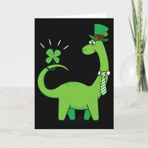 Kind Dino St. Patrick's Day Shamrock T-shirt Todd Kaart