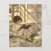  kind Een boek lezen, Jessie Willcox Smith Briefkaart (Voorkant)