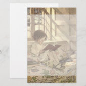  kind Een boek lezen, Jessie Willcox Smith Briefpapier (Voorkant / Achterkant)