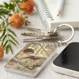  kind Een boek lezen, Jessie Willcox Smith Sleutelhanger