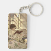  kind Een boek lezen, Jessie Willcox Smith Sleutelhanger (achterkant)