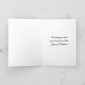 Kind en Kerstster Kaart (Binnen)