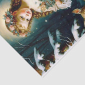 Kind- en vaderkerst tissuepapier (Detail)