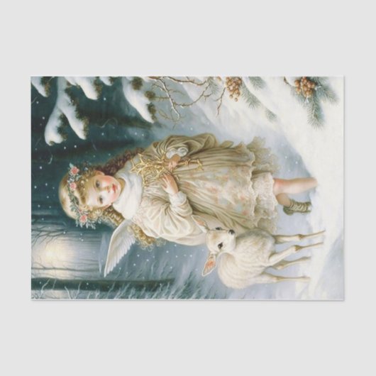 Kind- en vaderkerst tissuepapier (Voorkant)