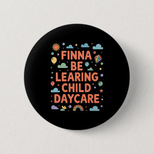 Kind Finna Leren Kinderopvang Kwalitatief Leren Ronde Button 5,7 Cm