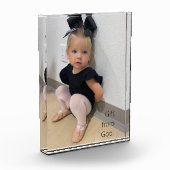 Kind foto geschenk van God Photo Block (Links)