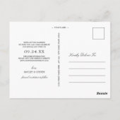 Kind Foto Sla de datum op | Mauve Briefkaart (Achterkant)