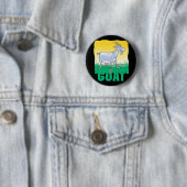 Kind Friendly Goat Ronde Button 5,7 Cm (In situ)