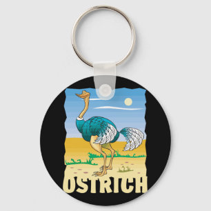 Kind Friendly Ostrich Sleutelhanger
