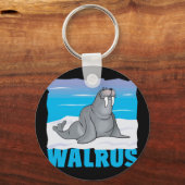 Kind Friendly Walrus Sleutelhanger (Voorkant)