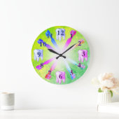 Kind Fun Colorful Toothborstelklok Grote Klok (Huis)