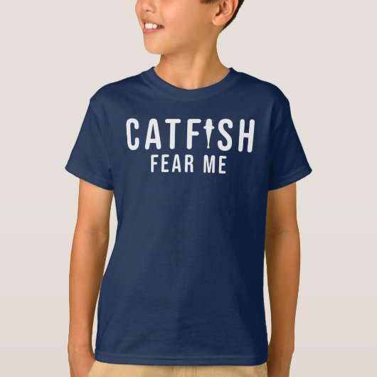 Kind Funny Catfish Vist Shirt (Voorkant)
