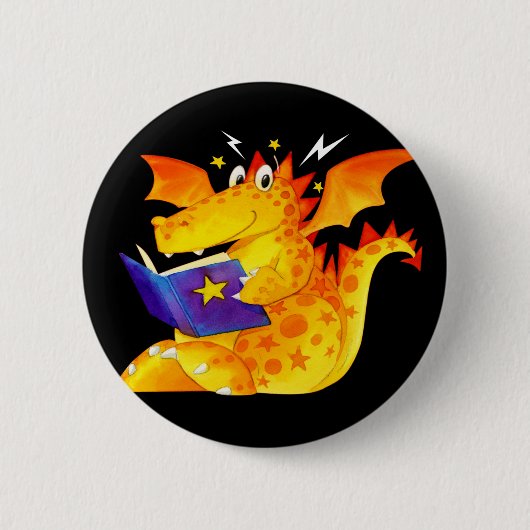 Kind Funny Halloween Baby Dragon Ronde Button 5,7 Cm (Voorkant)