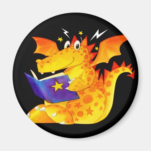 Kind Funny Halloween Dragon Magneet (Voorkant)