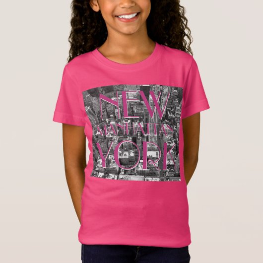 Kind - Gepersonaliseerde New York T-shirts NYC Sou (Voorkant)