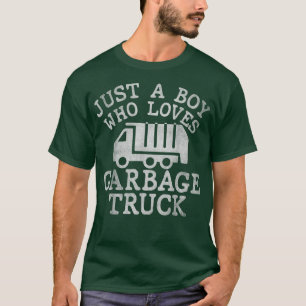 Kind gewoon een jongen die van vuilniswagen Toddle T-shirt