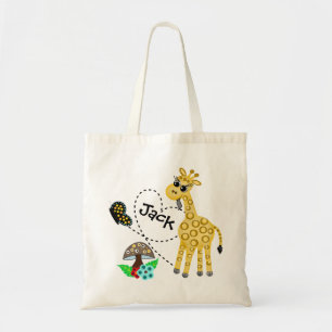 Kind Giraffe Love Books Personalized Book Tas