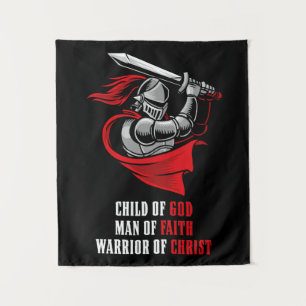 Kind Gods - Man Gods - Strijder Gods Wandkleed