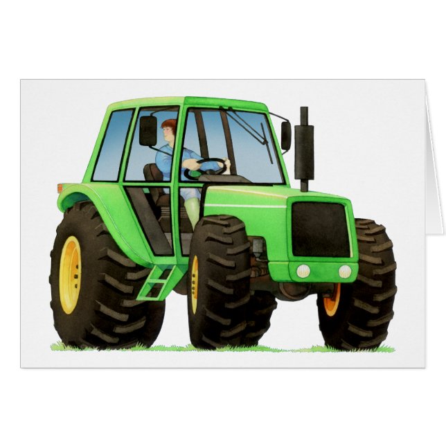 Kind Green Tractor (Voorkant Horizontaal)