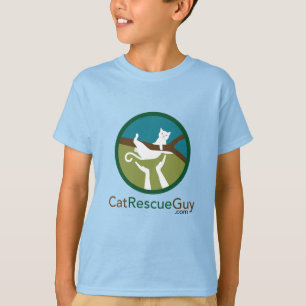 Kind grote T-shirt met groot logo