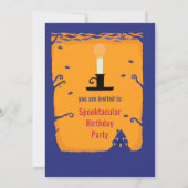 Kind Halloween Birthday Kaart (Achterkant)