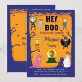 Kind Halloween Birthday Kaart (Voorkant / Achterkant)