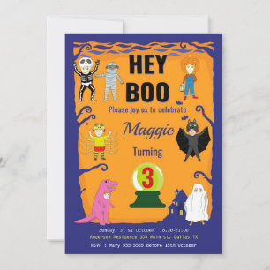Kind Halloween Birthday Kaart