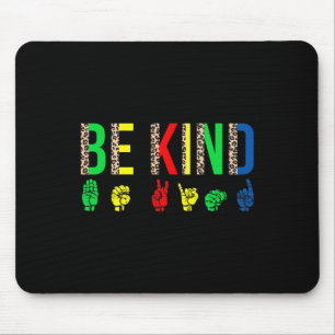 Kind Hand Gebarentaal Puzzel Autisme als Bewustzij Muismat