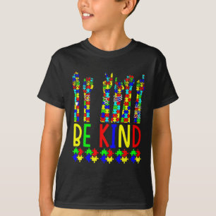 Kind Hand Gebarentaal Puzzel Autisme als Bewustzij T-shirt