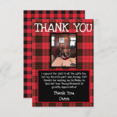 Kind - Hartelijk dank Bedankkaart (Voorkant / Achterkant)