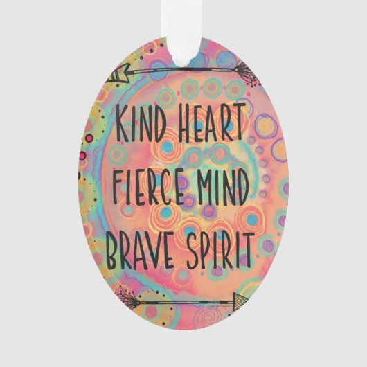 Kind Heart  Inspirerend Ornament (voorkant)