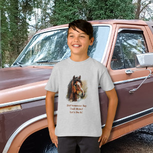 Kind Horse Customize T-shirt