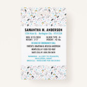 Kind ID Noodhulp Identificatiefonds Kinder Foto Badge (Achterkant)