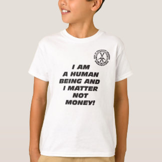 Kind Ik ben een mens die T-Shirt is