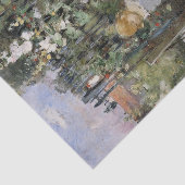 Kind in de Roos tuin van Berthe Morisot Tissuepapier (Detail)