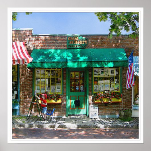 kind in hart poster (Voorkant)