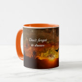 Kind in Mok met bandenkoffie (Voorkant links)