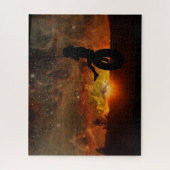 Kind in Tire Swing Jigzaag Puzzle Legpuzzel (Verticaal)