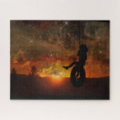 Kind in Tire Swing Jigzaag Puzzle Legpuzzel (Horizontaal)