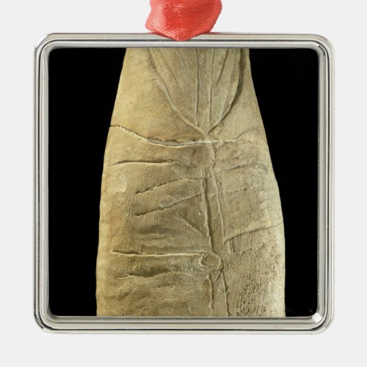 Kind in wasgoed metalen ornament (Voorkant)