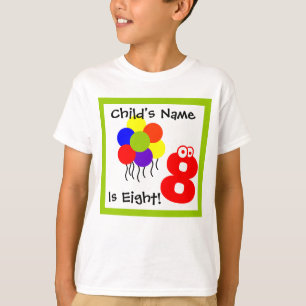 kind is acht ,Ik ben acht, achtste verjaardag, T-s T-shirt