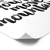 Kind, jij beweegt bergen poster (Hoek)